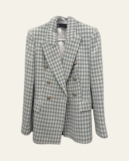 Checked Blazer